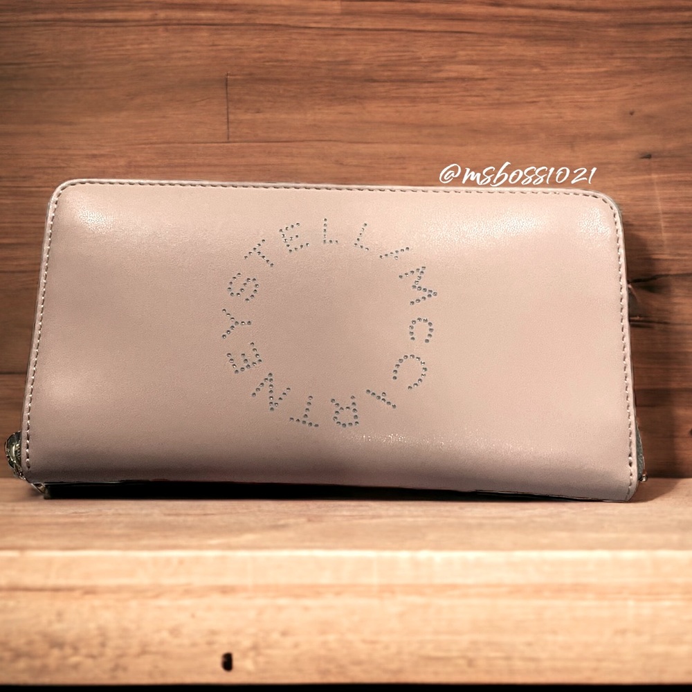 Stella McCartney Stella Logo Continental Wallet in Blush BRAND NEW - Picture 2 of 6